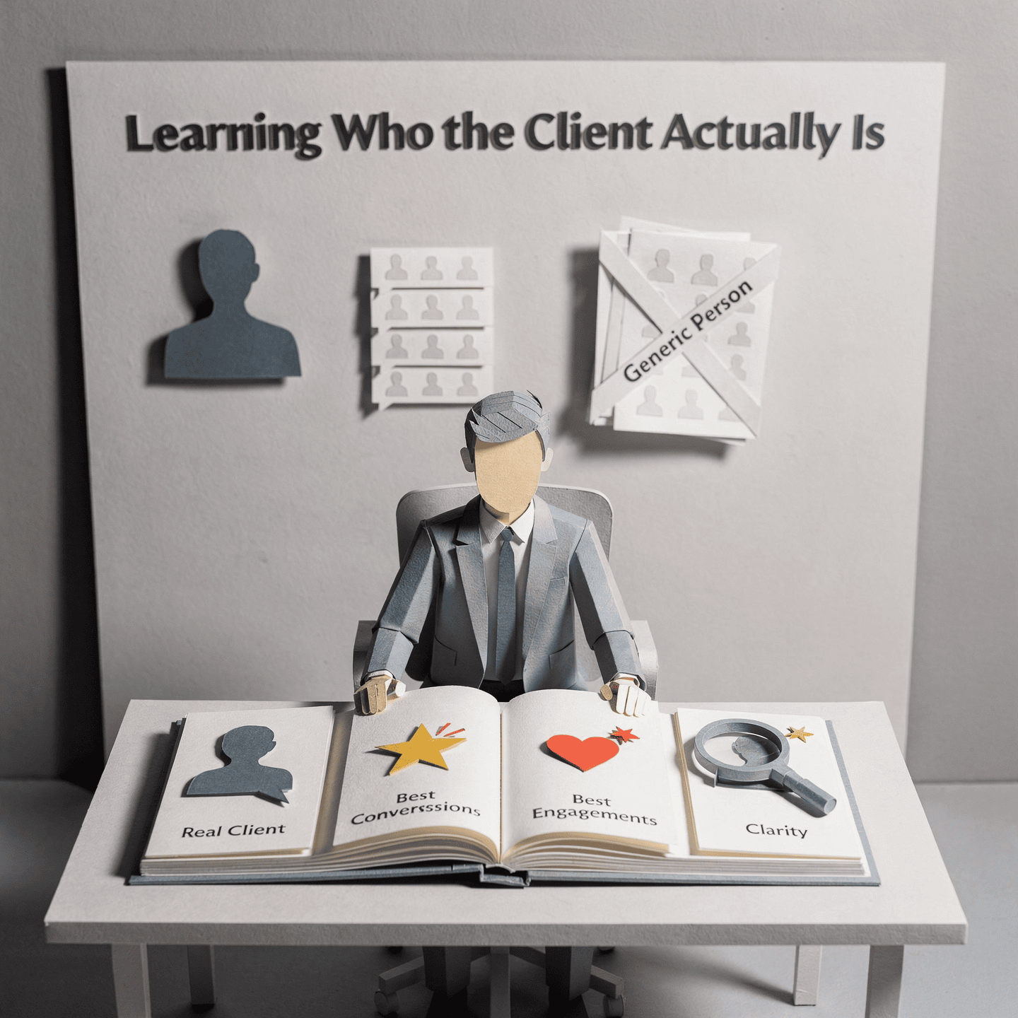 Helping consider more clearly who your ideal or potential client is.