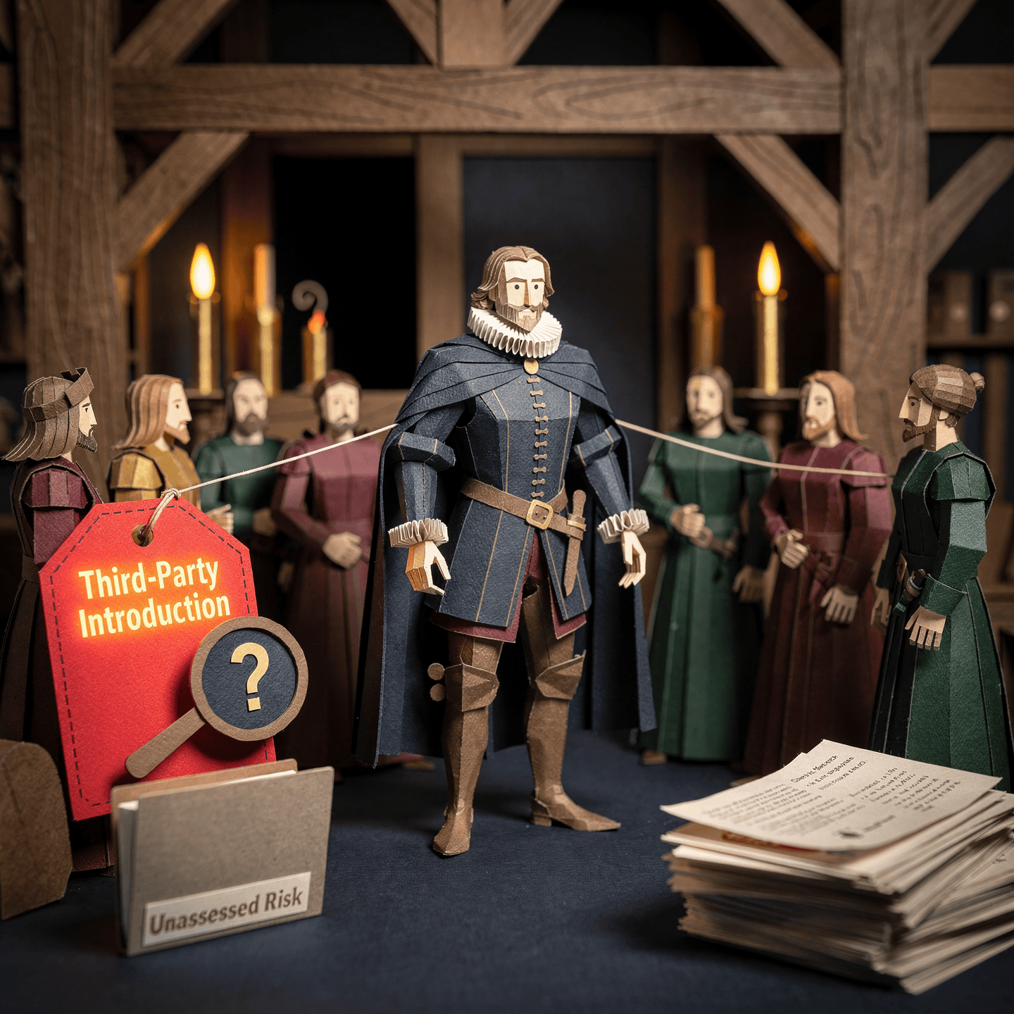 Illustration about the gunpowder plot - Robert Catesby is thought to be the instigator of the conspiracy